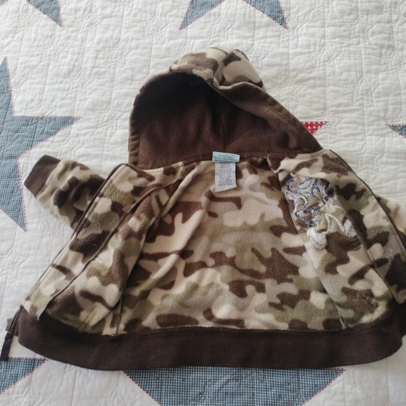 Rare Vintage Sesame Street Camp Elmo Camouflage Jacket 2T Embroidered 2007 - Picture 7 of 9